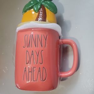 NIB Rae Dunn “Sunny days ahead” large mug